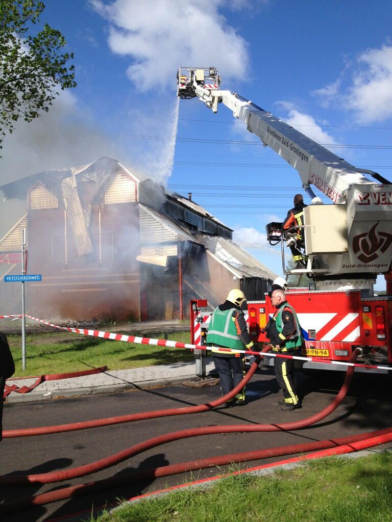 Discotheek Bermuda in Ter Apel door brand verwoest