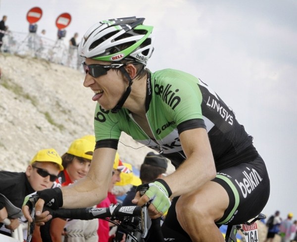 Kersverse vader Bauke Mollema beste Nederlander in World Tour