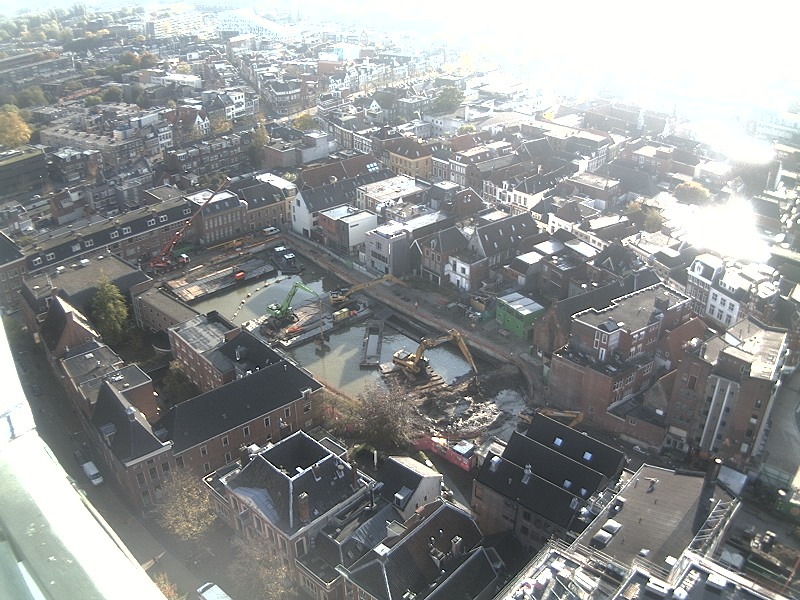 Bouw Groninger Forum stap verder: boorstelling geplaatst