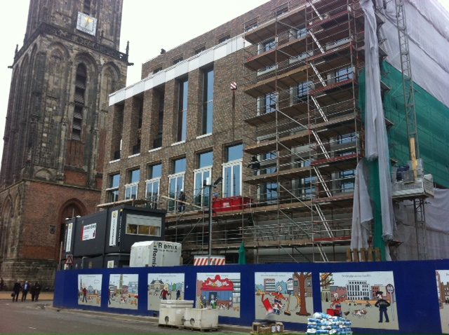 Allereerste foto van Vindicat aan de Grote Markt - oostzijde