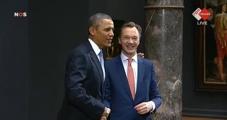 Groninger uit Veendam ontvangt Obama in Rijksmuseum