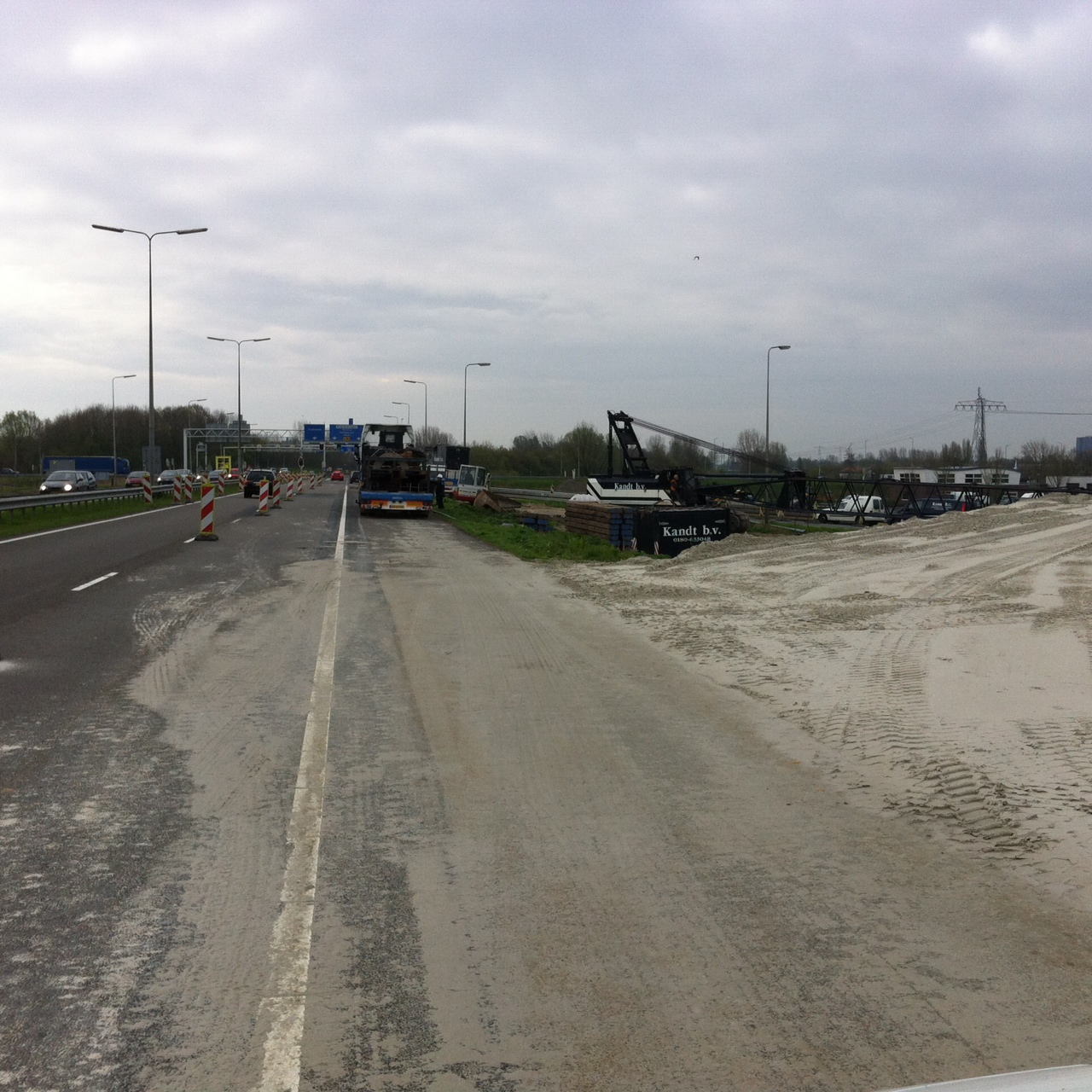 Omgeving van Hornbach verandert aanzienlijk door grondwerkzaamheden