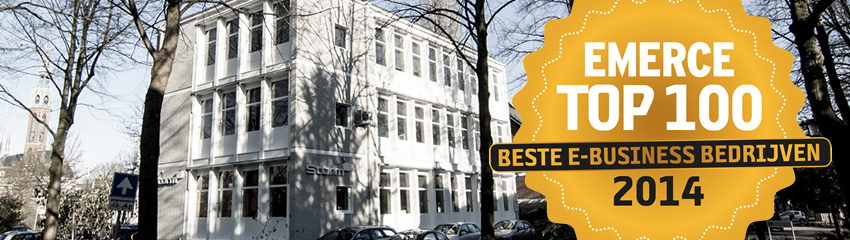 Gronings marketing bureau  StormMC : eerste plaats in Emerce 100