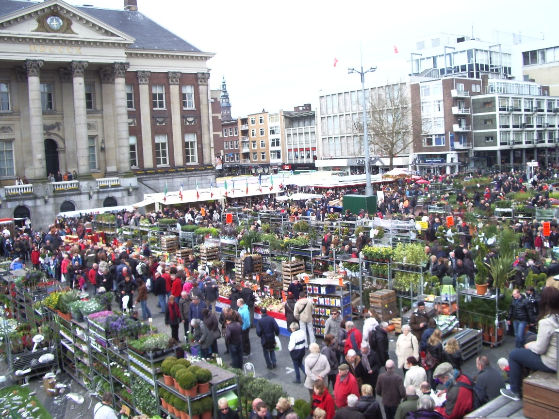 Volop extra bussen voor bezoekers Bloemetjesmarkt