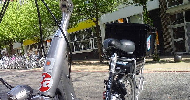 ‘Met een e-bakfiets ben ik veel sneller op mijn werk’
