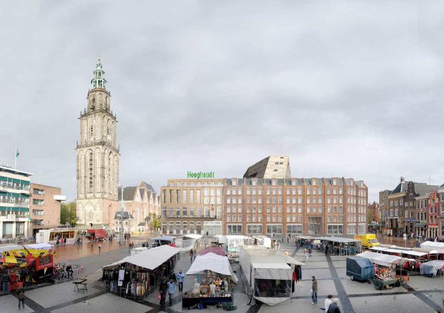 En zό kan straks de Grote Markt in Groningen er uit komen te zien…!