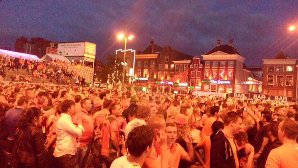 Schadeclaim om WK scherm op Grote Markt