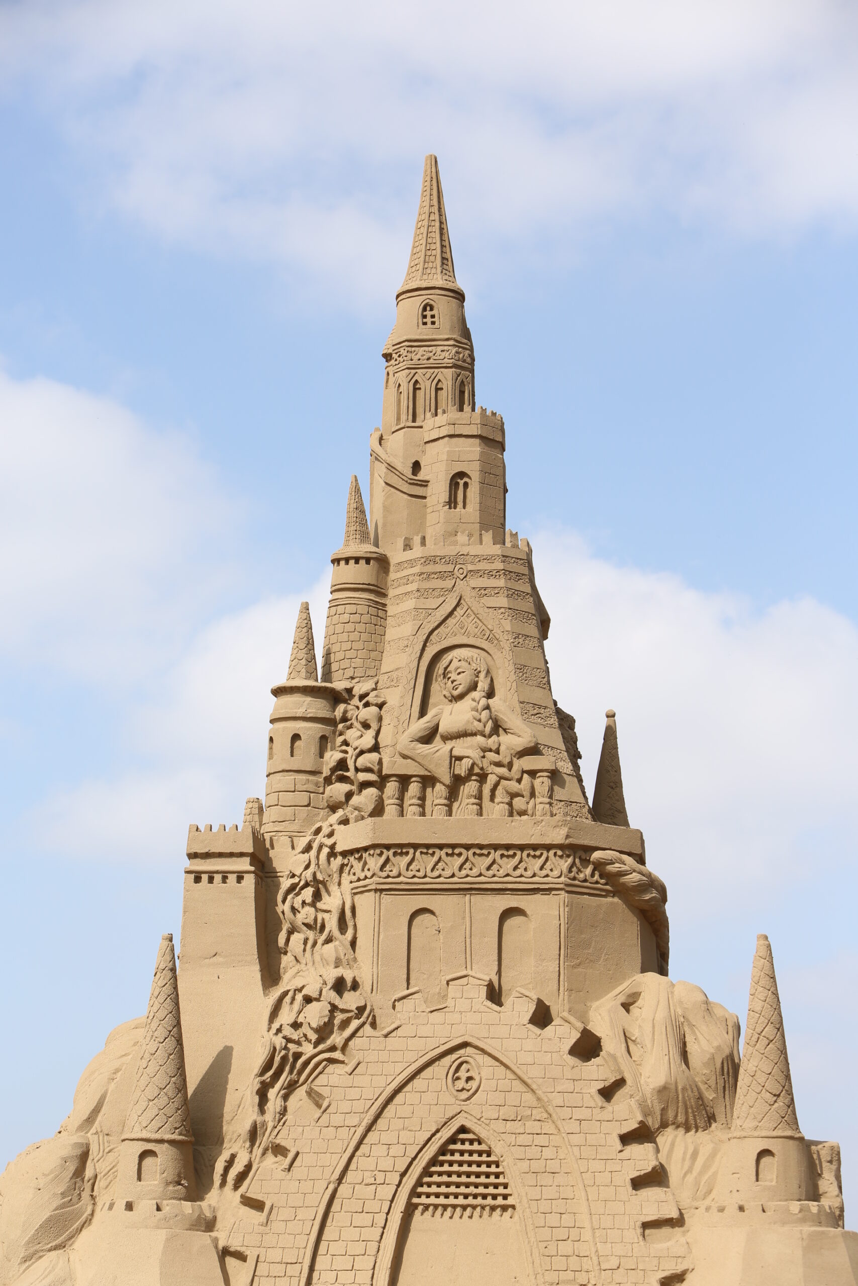 Grootste zandkasteel van Nederland in Blauwestad