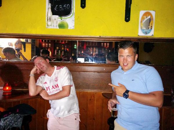 Aberdeen supporters neergestreken in Groningen