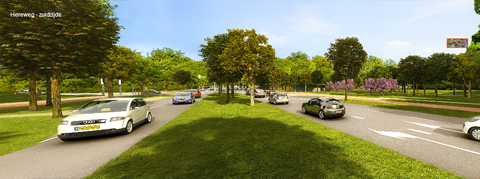 Nieuwe “bolfoto’s” geven 360 graden-overzicht van toekomstige situaties zuidelijke ringweg