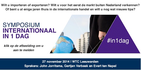 Symposium over Internationaal zakendoen in Noord Nederland