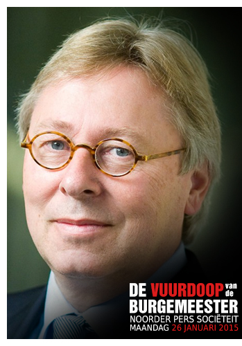 Burgemeester Den Oudsten te gast in Noorder Pers Sociëteit