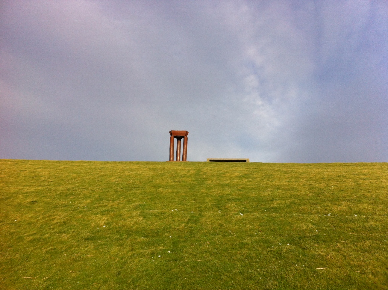 Het monumentje De Noordkaap