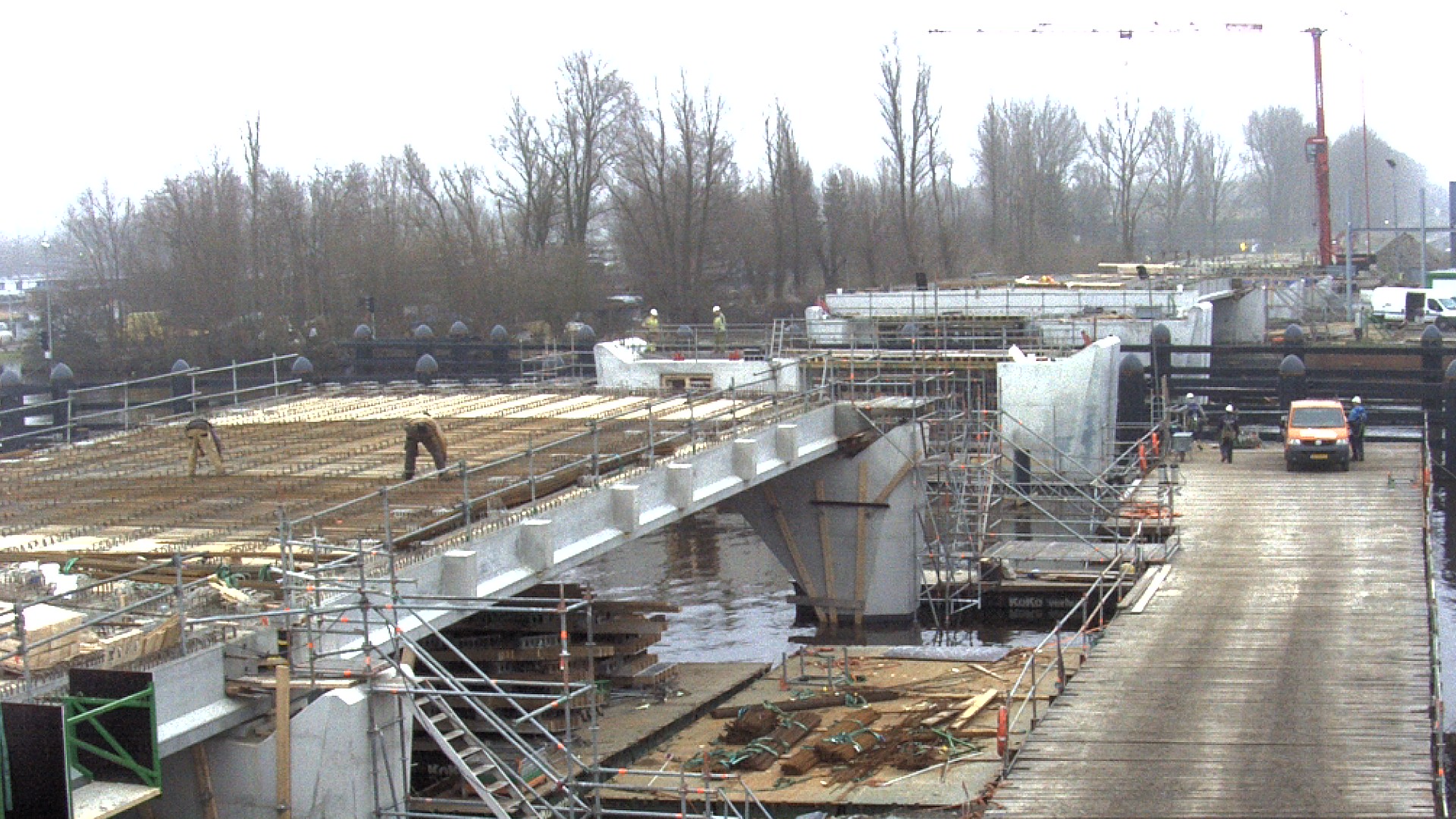 Langste brug van Groningen – Sontbrug –  komt te voorschijn