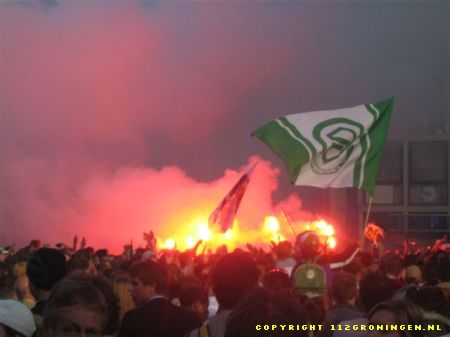 Huldiging FC Groningen: ingrijpende verkeersmaatregelen, extra fietsenrekken en parkeerplaatsen