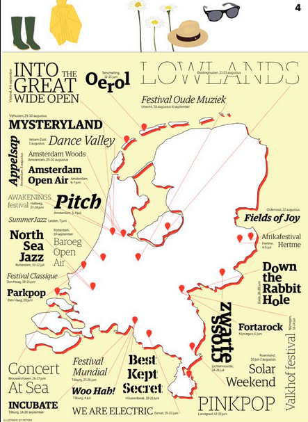 De festivalkaart van NRC Next