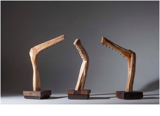 Groninger ontwerper George van Engelen presenteert manshoge 'Laundry Tree’s' op top-beurs in Amsterdam