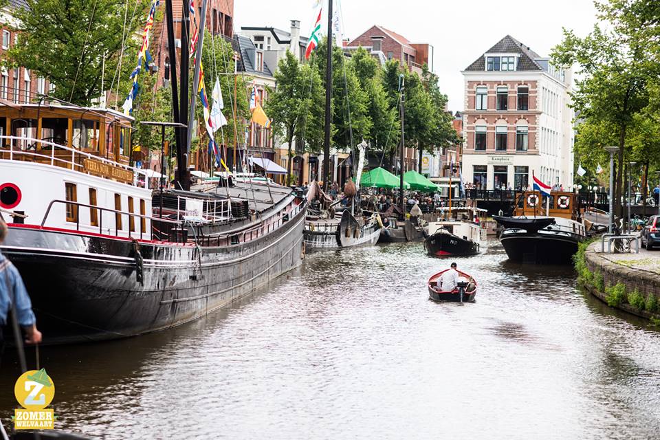 Groningse binnenstad vaart wel bij Zomerwelvaart