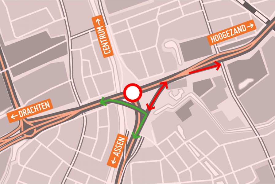 Deel Rijksweg N360 tijdelijk gestremd