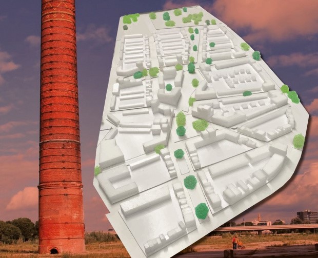 Eerste woningen noordzijde Suikerunieterrein