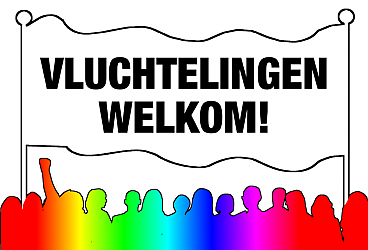 ''Vluchtelingen Welkom!': maandag manifestatie op de Grote Markt in Groningen