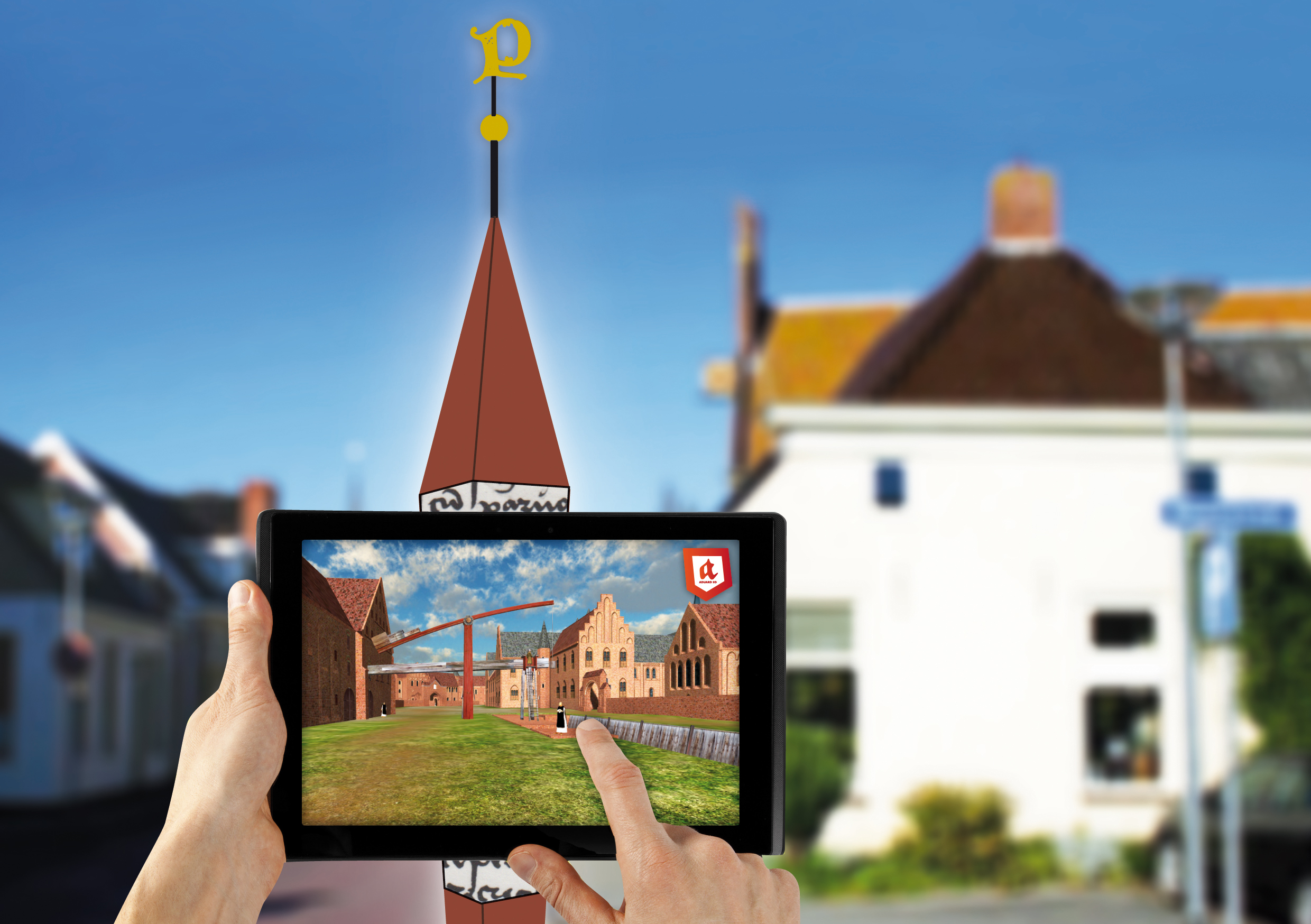 Landelijke primeur: Kloosterdorp Aduard komt virtueel tot leven in 3D