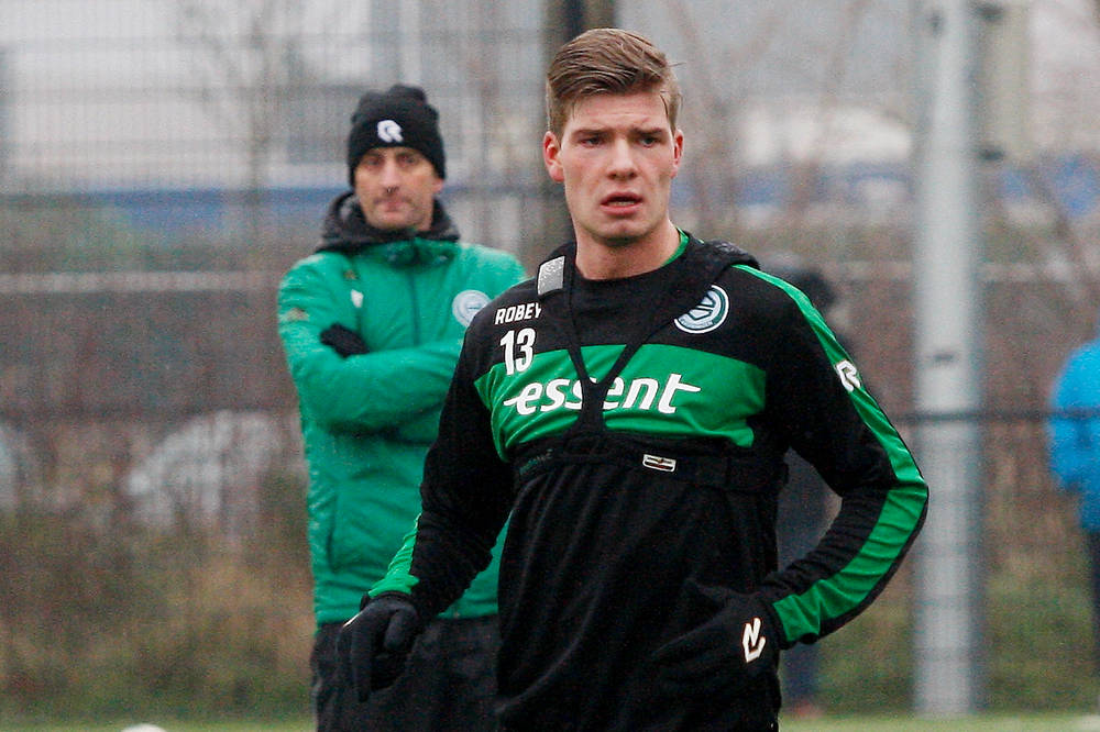FC Groningen-spits Alexander Sørloth genekt door pindasaus