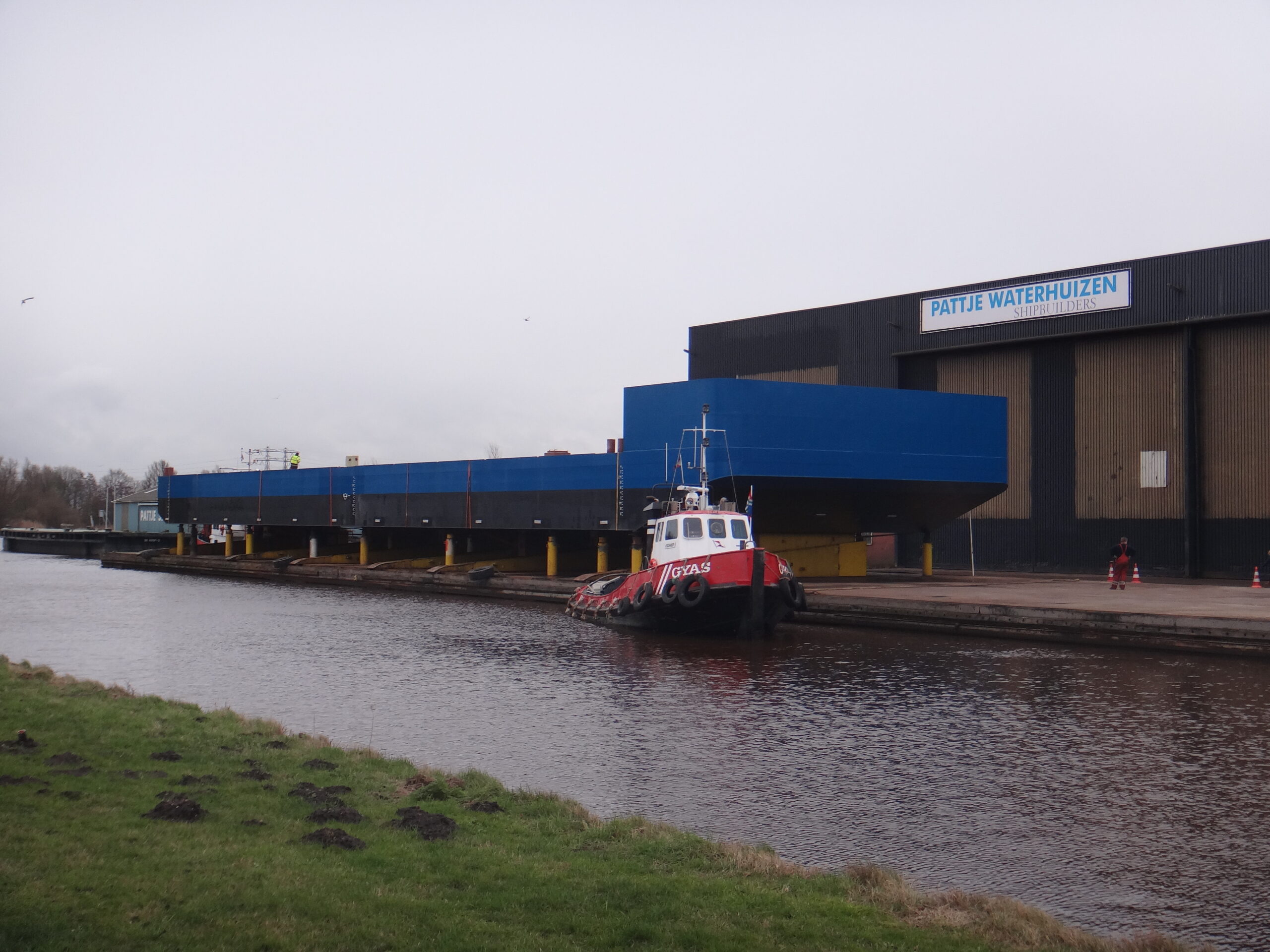 Provincie weigert vergunning voor Groninger scheepswerf Pattje in Waterhuizen