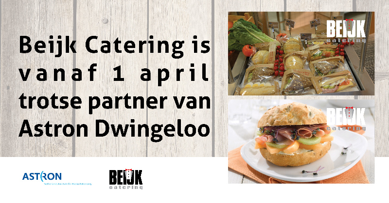Astron en Beijk sluiten cateringcontract