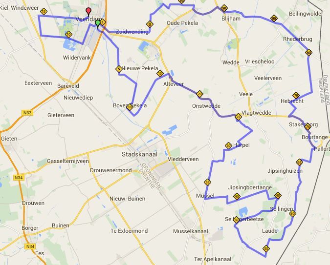 Zondag start Clubcompetitie wielrennen; met de 29e Omloop van de Veenkoloniën