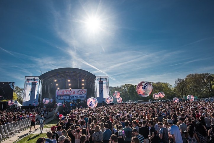 Bevrijdingsfestival naar ander deel van het Stadspark