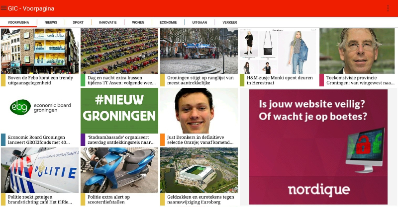 StadsApp van GIC nu ook geschikt voor Android Tablets!