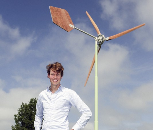 Geld van EBG voor kleine windmolen