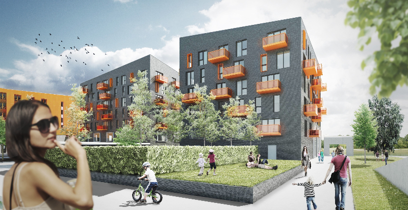 Carboon: 148 nieuwe appartementen op Europapark