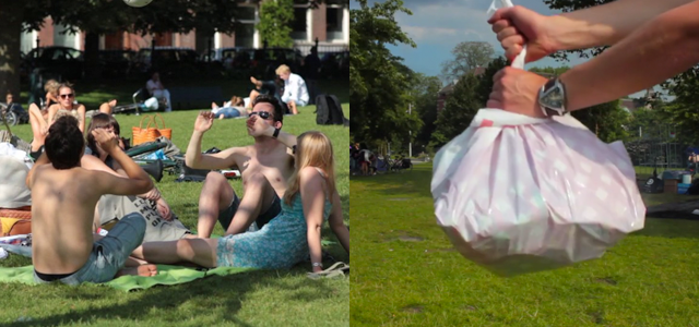 Noorderplantsoen schoner door gratis picknickkleedjes