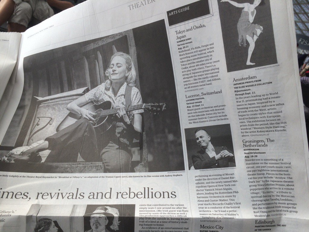 Aandacht voor Noorderzon in New York Times