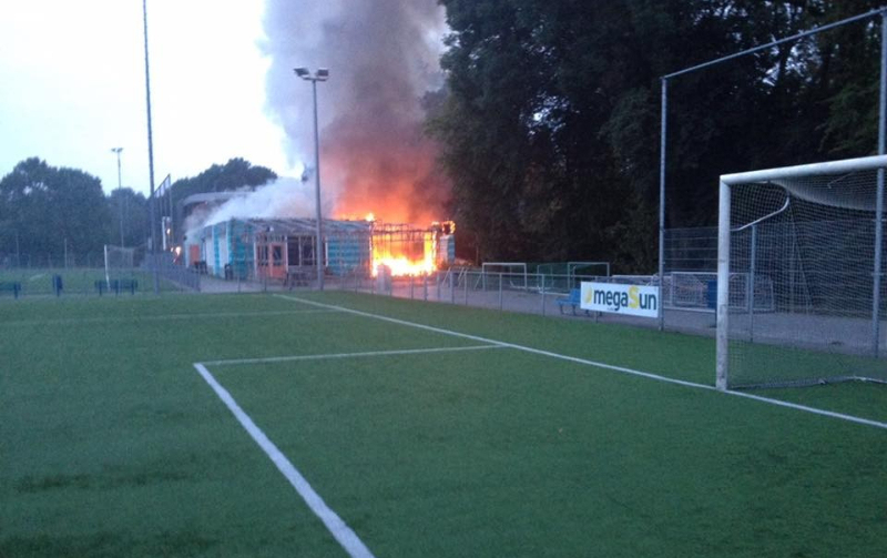 Crowdfundingactie voor door brand gedupeerd VV Potetos