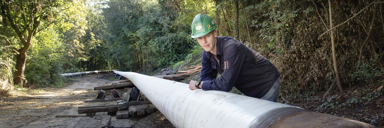 Werk in uitvoering bij Papiermolen: water- en gasleidingen vervangen