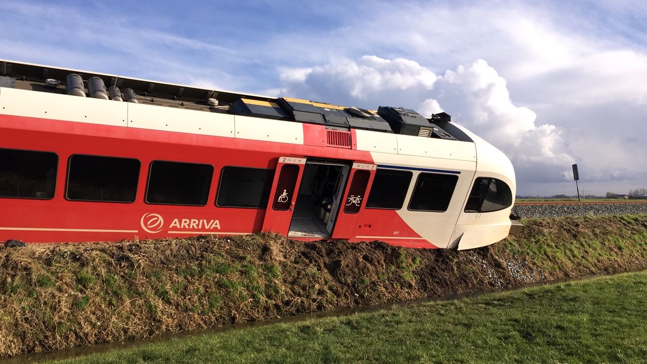Treinen bij Winsum gaan toeteren bij overgang