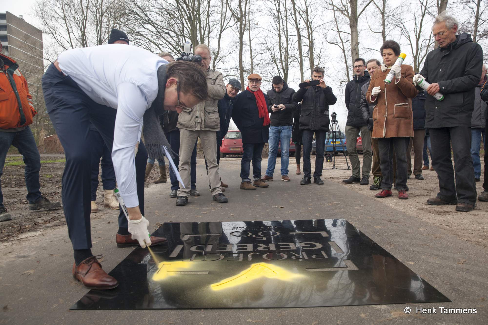 Fietspad Aquamarijnstraat geopend door wethouder