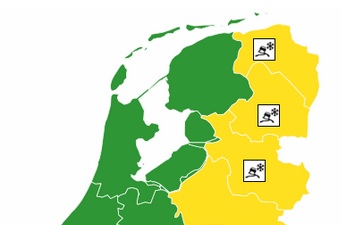 KNMI waarschuwt voor gladheid in Groningen