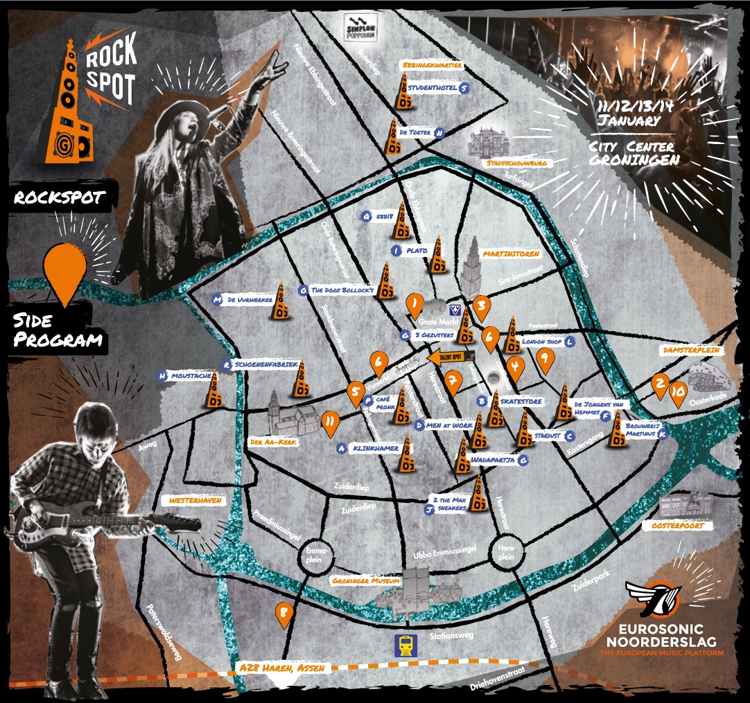 Gronings talent presenteert zich op de Vismarkt tijdens Eurosonic Noorderslag