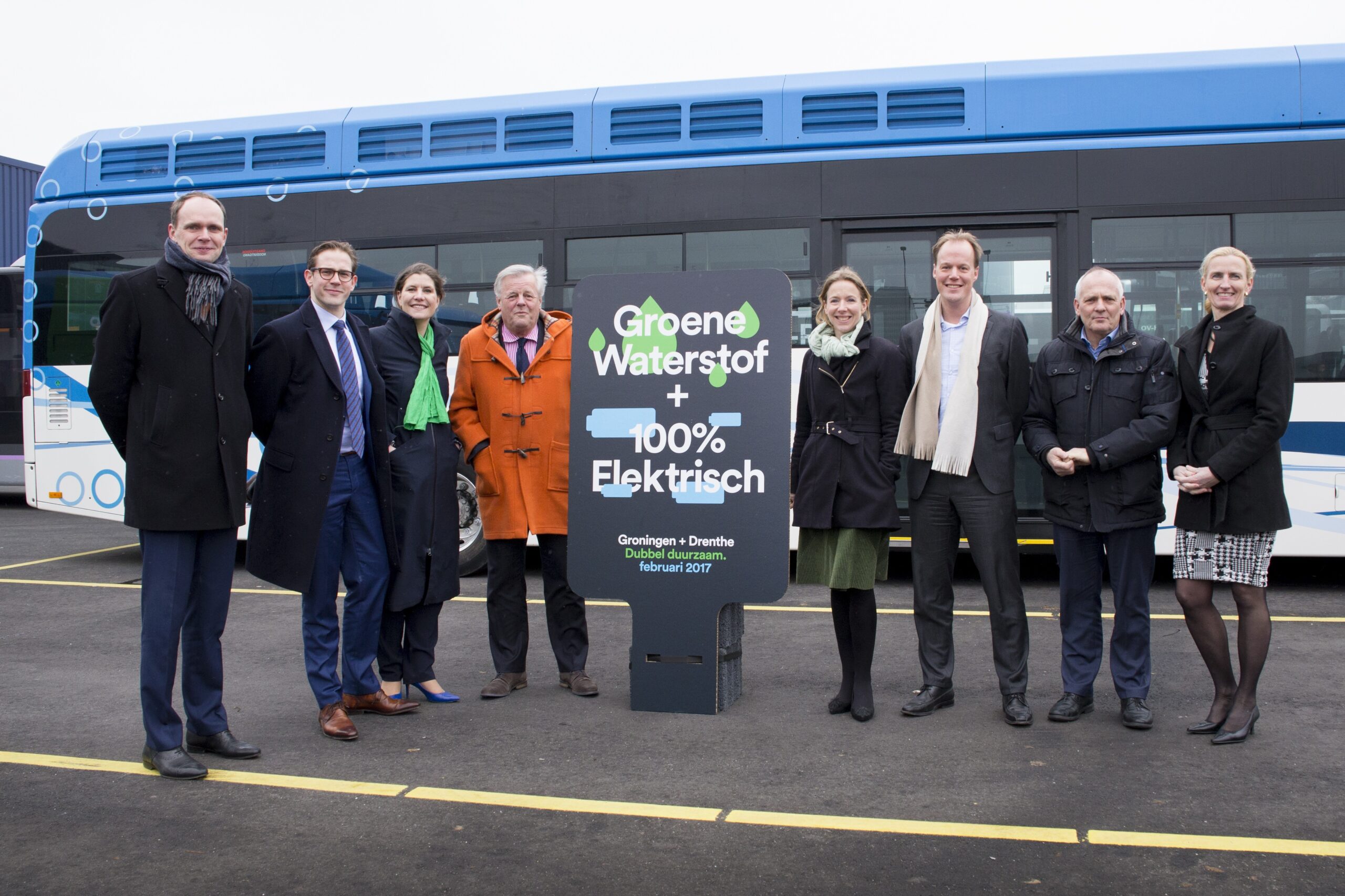 Groningen heeft een bijzondere nieuwe waterstofbus