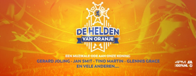 Groot meezingfeest tijdens Koningsnacht: Helden van Oranje