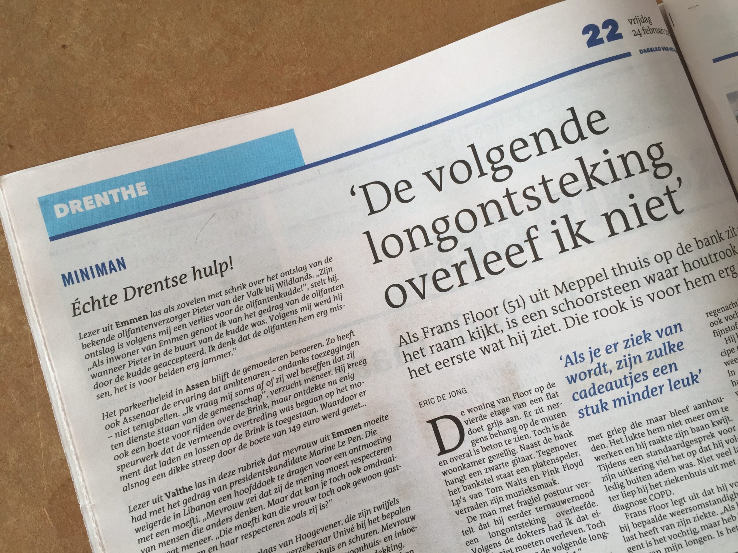 Stadseditie Dagblad van het Noorden bevat verkeerde pagina’s