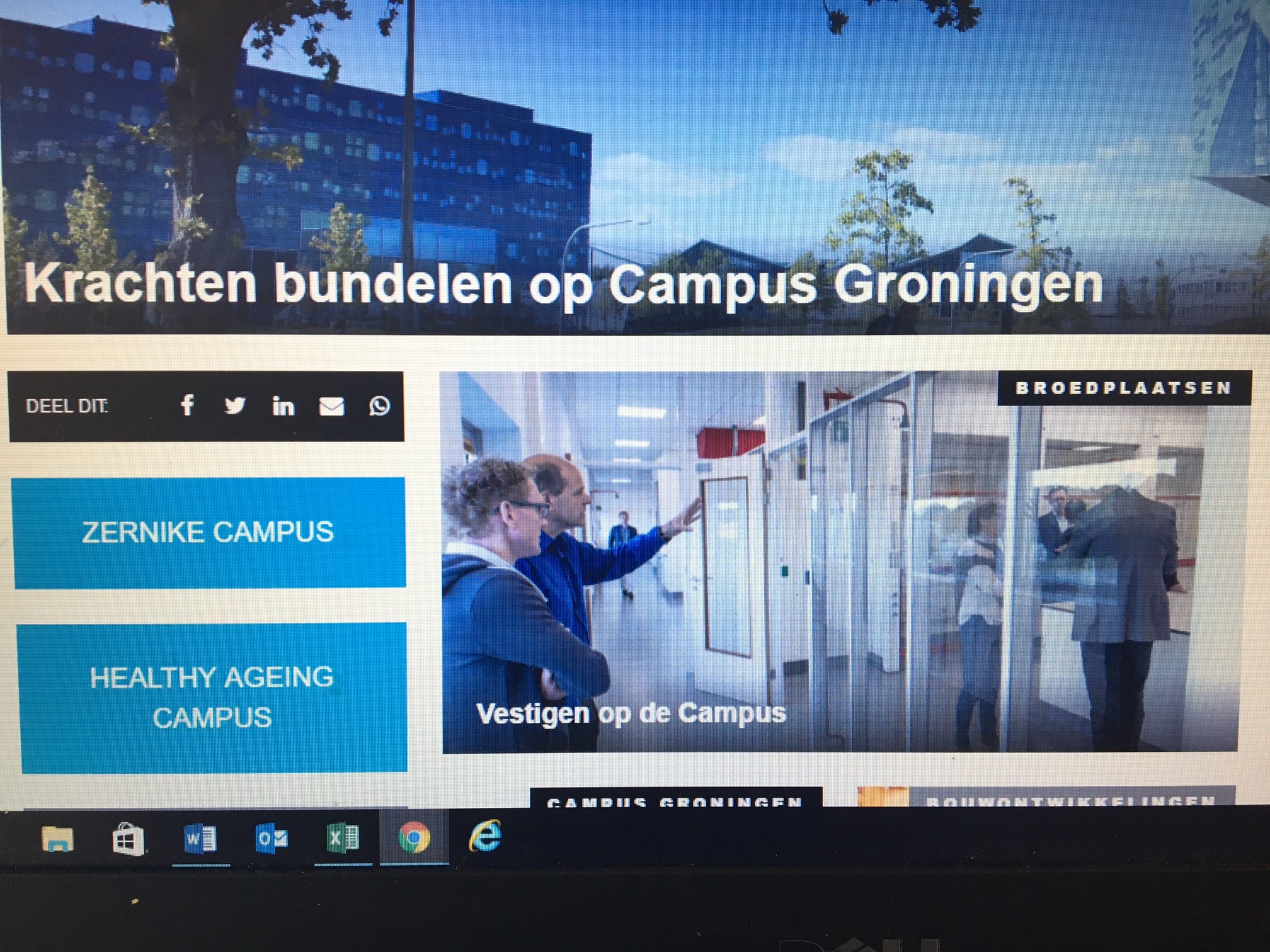 Groningen straks ėėn grote campus met 45.000 studenten en 200 bedrijven