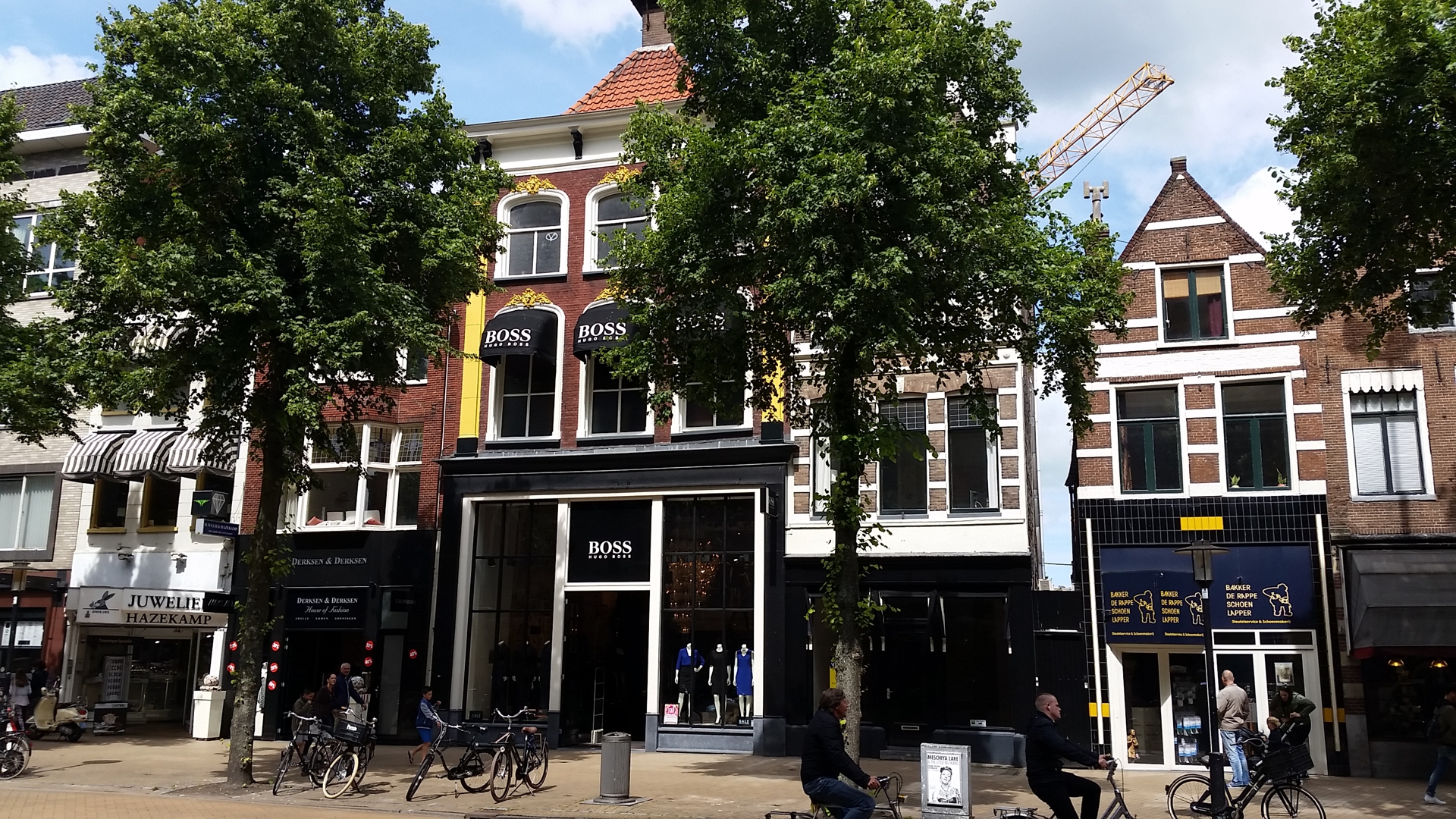 Archieffoto: winkels op A Kerkhof (Foto: property.nl)