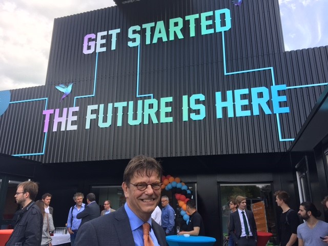 Frans M. Donders voor het nieuwe Startup City.