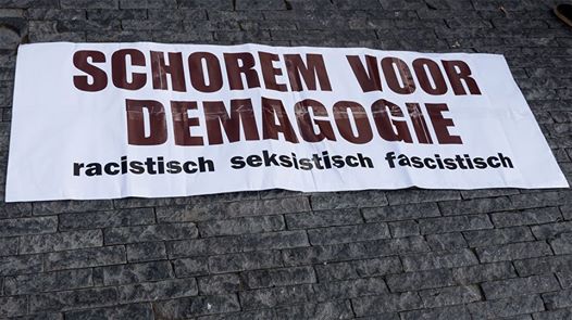 Actiegroepen demonstreren tegen komst Thierry Baudet naar Groningen