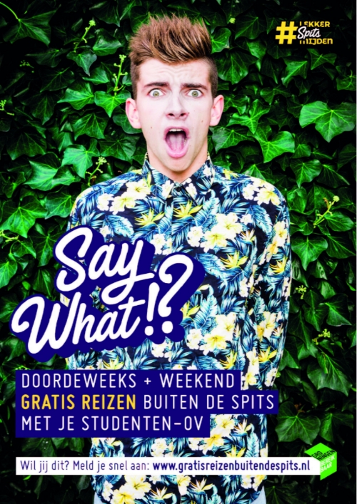 Experiment in Groningen: studenten verleiden tot spitsmijden